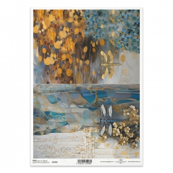 Papier ryżowy ITD A4 R2409 malarstwo, ważka